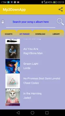 Mp3DownApp android App screenshot 3